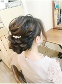 Waveブライダルヘアアレンジ【ヘアアレンジ　立川/立川南/袴】