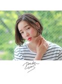 新潟×春パーマ×シンプルボブ×美シルエットカット