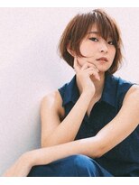 エムスラッシュ たまプラーザ(M.SLASH)&nbsp;■耳かけオレンジカラーマッシュウルフM.SLASHたまプラーザ4-4★