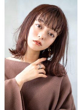 オースティン 錦糸町(AUSTIN) AUSTIN☆大人かわいい前髪セシルカットココアブラウンネオウルフ