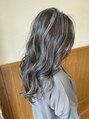 アグ ヘアー リップ 札幌駅前店(Agu hair lip) シルバー×グレーハイライト