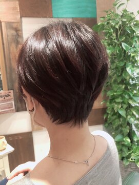 テイクケアオアレナータ(TAKE CARE OR RENATA) RENATA 大人可愛い20代30代40代黒髪ショートボブ丸みショート◎