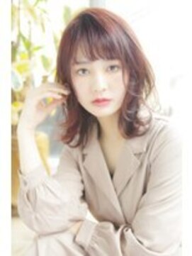 クシュ 所沢西口プロぺ通り(kusyu... ) ナチュラルウルフボブウルフココアベージュ黒髪グレージュカラー