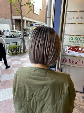 タオ 河原町(Tao) ボブとバレイヤージュ