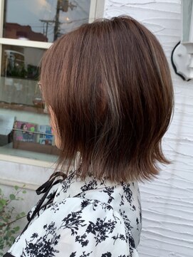 ヘアーエポック(hair epoque) 美髪結べるボブボブウルフミニウルフ薄めバング斜めバング