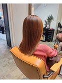 【artsofa町田】縮毛矯正/髪質改善ストレート/オレンジベージュ