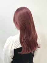 セロ 東辻井店(SERO) 【SERO東辻井】ダブルカラー＿ピンクベージュ＿顔まわりレイヤー