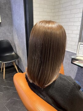 ルノン フィージュ(LUNON fieju) カーキベージュ/ブリーチなし/カーキ/ベージュ