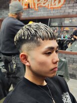 スリーセント 栄(3/cent) クロップスタイル/スキンフェード/フェード/メッシュキャップ