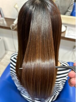 ブルー エアリ(BLUE eari)の写真/【桃山南口駅徒歩2分☆】話題沸騰中の髪質改善トリートメント☆絹のようにツヤが出て柔らかい髪へ