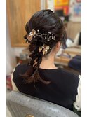 パーティーヘアセット（ウェディングにもOK）