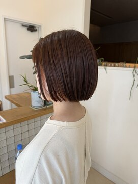 リアン(Lien) インナーカラーブラウンオレンジ