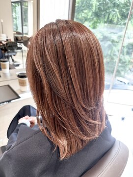 アンベリールフルー(EMBELLIR fleur) 透明感のある艶カラー/チェリーレッド　30代 40代 50代