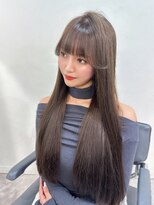 ユーフォリア 渋谷グランデ(Euphoria SHIBUYA GRANDE)&nbsp;髪質改善 韓国ヘア オリーブベージュ SAYAKA