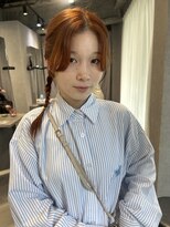 リラス 博多(rilas)&nbsp;オレンジカラー　イメチェン　韓国風