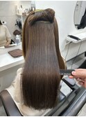 ピンピンにならない、柔らかい縮毛矯正