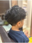 キッズカットメンズショートツーブロック
