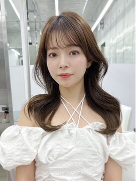 フォンズ(FONS) マロンベージュ 艶ブラウン レイヤーカット