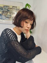 ヒュージ 三軒茶屋(huge)&nbsp;レイヤーボブ/ミニボブ/ニュアンスパーマ/顔周りカット/20代30代