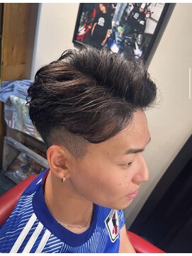 サンアンドマーリィズバーバー 駅前店(SON&MARLEY'S BAR BER) ナチュラル七三/本厚木/フェード/