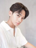 ニコ トウキョウ ロジック(nico TOKYO Logic)&nbsp;メンズセンターパートウルフセンターパートニュアンスパーマ襟足