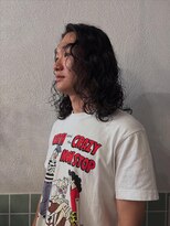 ニーム 栄(nimes)&nbsp;kaon  メンズレイヤーパーマ　ミディアムパーマ