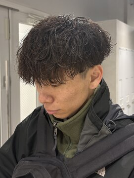 コウキカミヤ 栄(KOUKI KAMIYA) シャドウパーマ/メンズカット/メンズパーマ