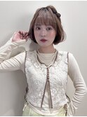 レイヤーボブアレンジ