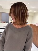 エアリーなニュアンスボブ