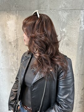 オルカ(ORCA) レイヤー レイヤーカット マロンブラウン