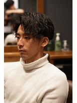 銀座 シノ 本店(shino)&nbsp;ツイストパーマ×カジュアルスタイル