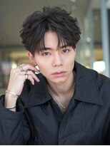 テン 心斎橋(tenn.)&nbsp;フェザーショートフェザーパーマニュアンスパーマショートヘア