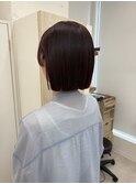 レッドブラウン/ボブ