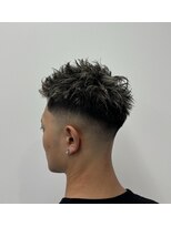 フォーシーズン カットクラブ(FOURSEASON CUT CLUB)&nbsp;ホワイトメッシュ/スパイキーショート/フェード