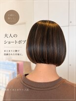 ラシェンテ リセ 西宮北口(La Sente Lycee)&nbsp;10代20代30代40代オススメスタイル大人のコンパクトボブ