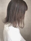 シースルーボブ × シアカラー