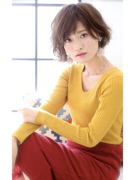 ロンドアベニール 北千住(Lond avenir) 【lond avenir本田奈穂美】パーマ☆柔らかショートボブ