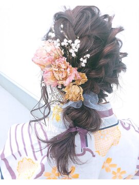 ヘアールームキュー(HAIR ROOM quu+) 浴衣アレンジ★