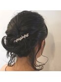 結婚式ヘアーセット