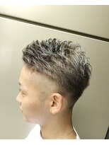 グランドライン(GRAND LINE)&nbsp;GRANDLINE千崎聖太 シルバーアッシュタイトショート