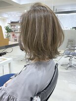 オウル(Owll) 【Owll】大人カラーオリーブベージュ透明感 レイヤーウルフ