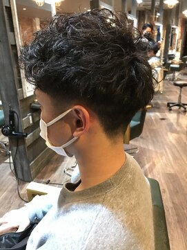 ヘアーデザイン ディードット(Hair design D.) 2ブロックスパイラルパーマ
