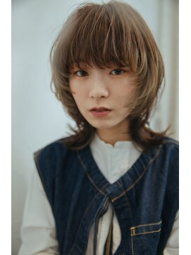 マウロア(MAULOA) 【MAULOA】マッシュウルフ×顔周りインナーカラー