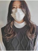 ロングスタイル☆ピンクブラウン