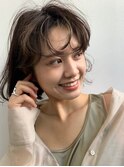 大人かわいい小顔エアリーロングボブ[渋谷/渋谷駅]
