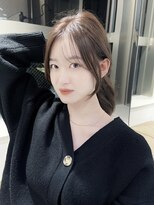 アイヴィー(IVY)&nbsp;最新韓国ヘア/艶髪/表参道顔まわりカット/後れ毛/ヘアアレンジ