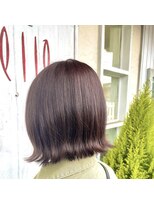 ステラ クルー(STELLA CRUISE)&nbsp;切りっぱなしボブ×ナチュラルピンクブラウン
