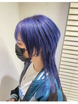 アジールヘア 池袋東口店(agir hair) 人気ブルーバイオレットカラーブルーカラー池袋東口