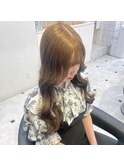 ブリーチなしミルクティーベージュ