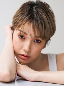 オンカラー(ON.COLOR) 大人ハイライトグレージュショート40代50代